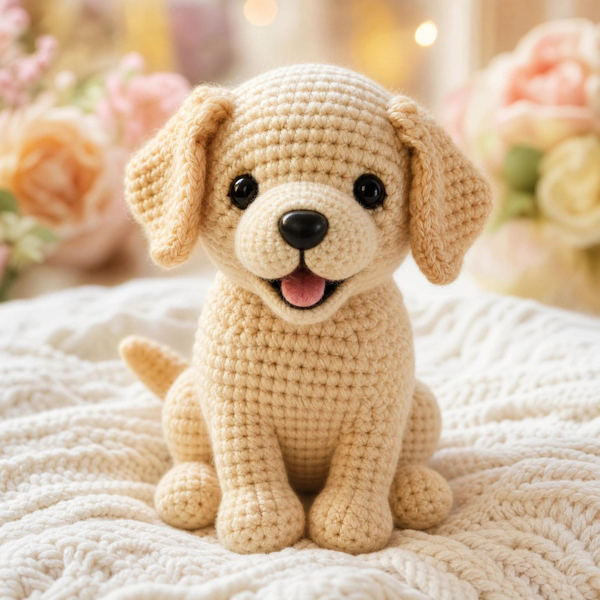 Golden Retriever Puppy Amigurumi Crochet Pattern | Beginner Friendly (PDF Download)
