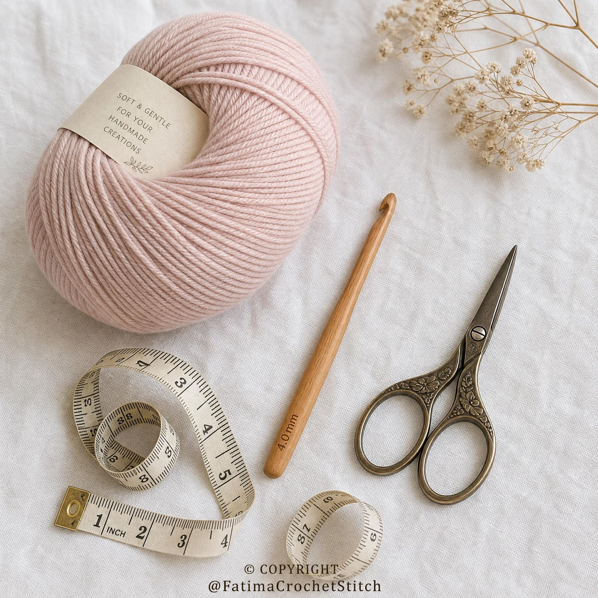Crochet Baby Beanie Pattern | Mini Bean Stitch, Newborn to 6 Months (PDF Download)