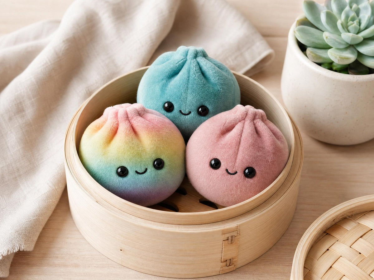Cuddly Dumpling Friends Crochet Pattern | No-Sew Amigurumi PDF | Plush Toy Pattern