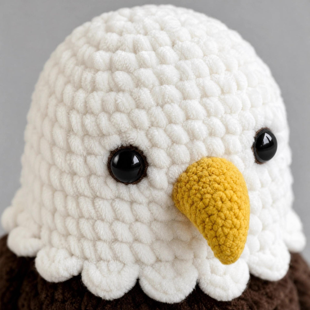 American Eagle Amigurumi Crochet Pattern | Beginner Friendly Bald Eagle Plush (PDF)