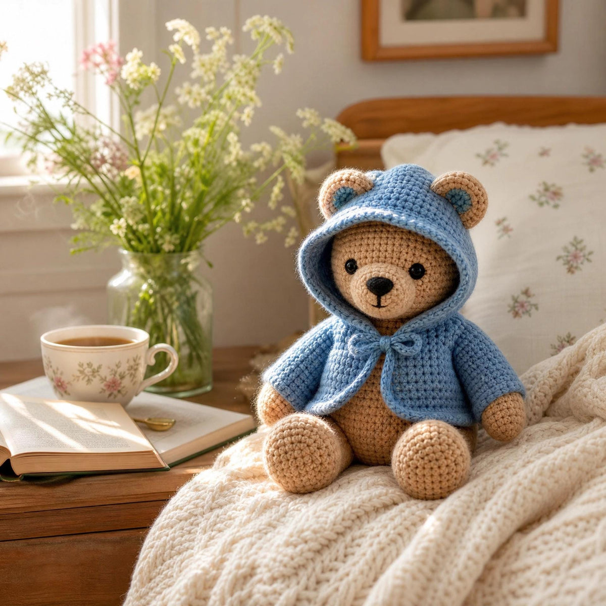 Crochet Bear Pattern | Amigurumi Teddy Bear Tutorial (PDF Download)