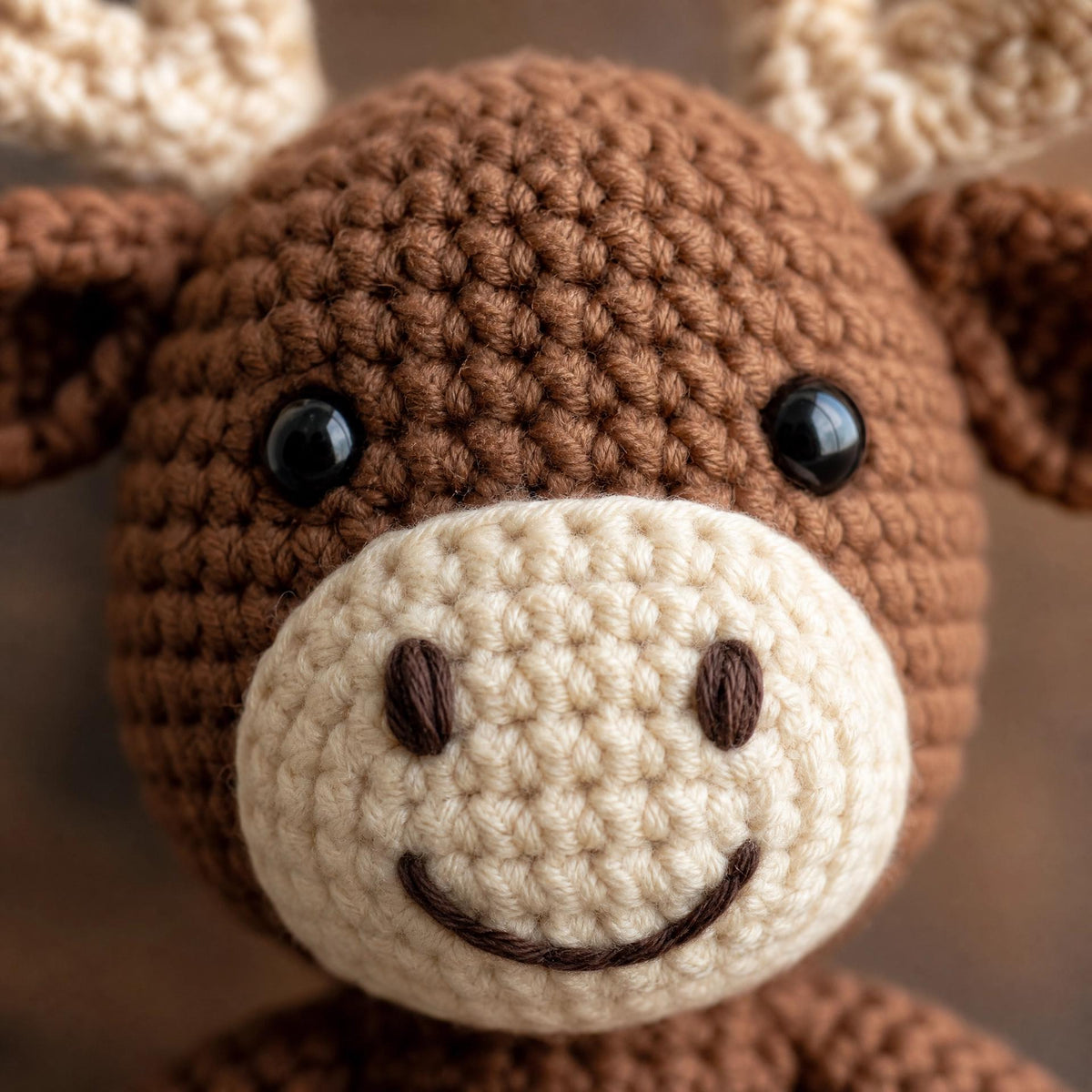 Crochet Moose Pattern PDF | Beginner Amigurumi Woodland Animal Tutorial (Instant Download)