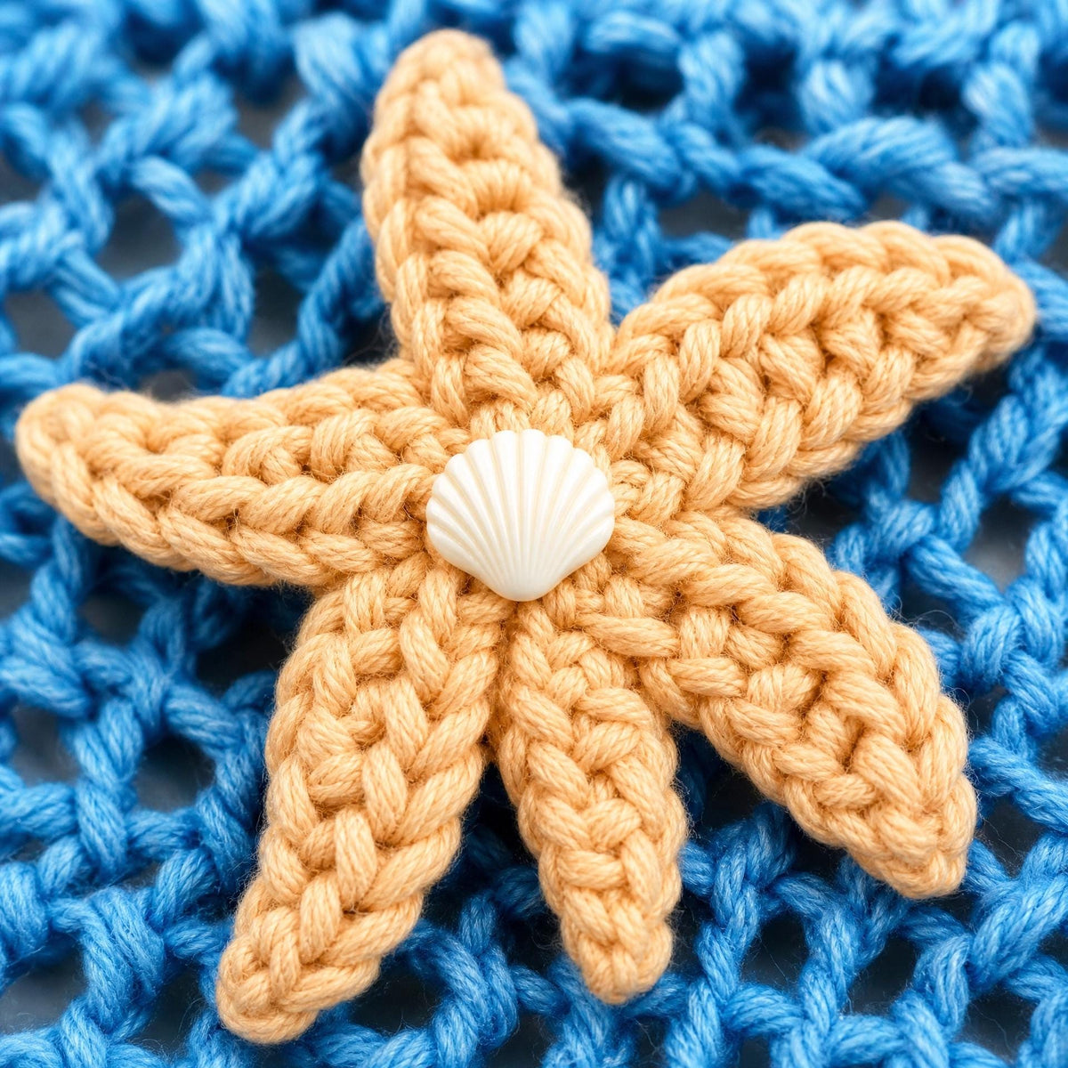 Starfish Mesh Beach Hat Crochet Pattern PDF - Easy Beginner Summer Hat - FatimaCrochetStitch - Instant Digital Download