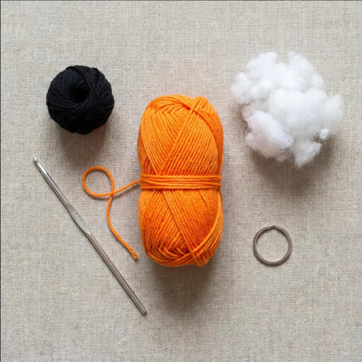 Crochet Mini Guitar Keychain Pattern - Beginner-Friendly Amigurumi PDF - Instant Download