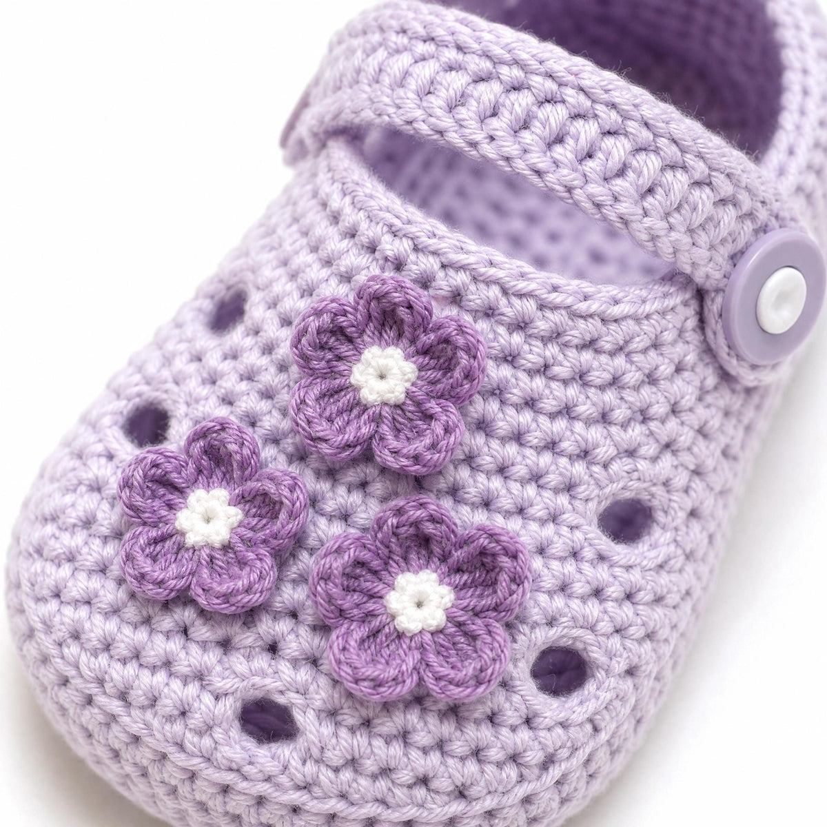 Crochet Baby Shoes Pattern: Croc-Style Clogs, Newborn to 12 Months (PDF Download) + VIDEO