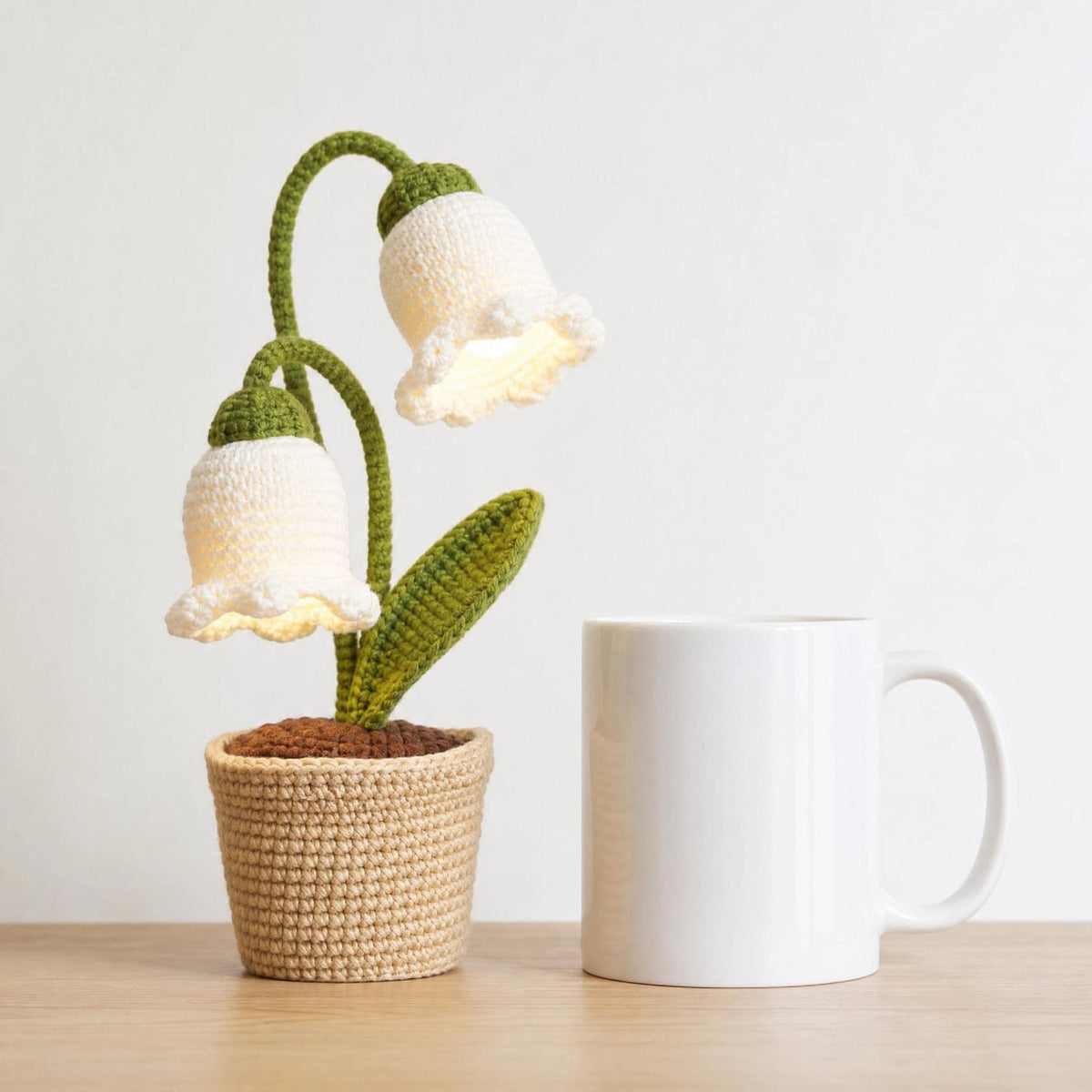 Lily Bell Lamp Crochet Pattern | Beginner Friendly Fairy Lights (PDF Tutorial)
