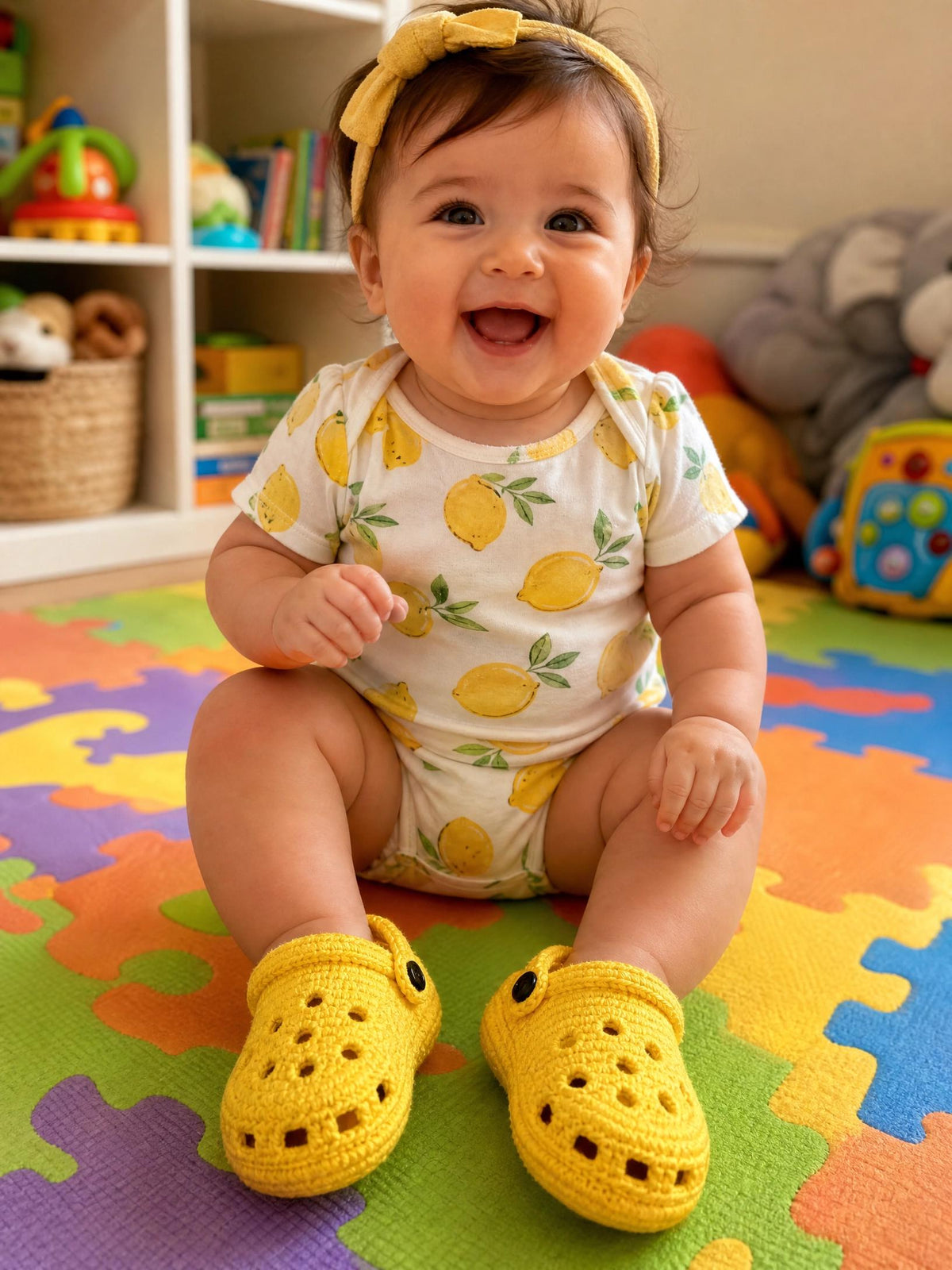 Crochet Baby Shoes Pattern: Croc-Style Clogs, Newborn to 12 Months (PDF Download) + VIDEO