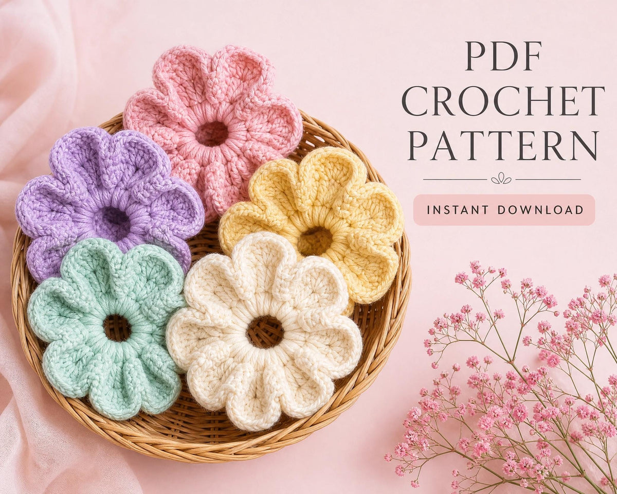 Crochet Plant Hanger Pattern | Boho Diamond Lattice Hanging Basket (PDF Download)