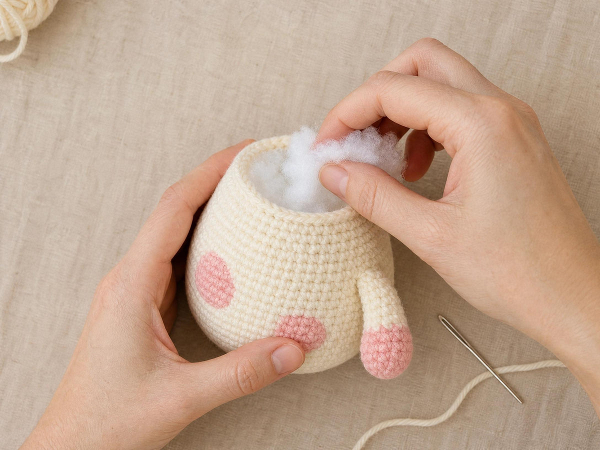 Strawberry Cow Crochet Pattern PDF — Beginner-Friendly Amigurumi Tutorial