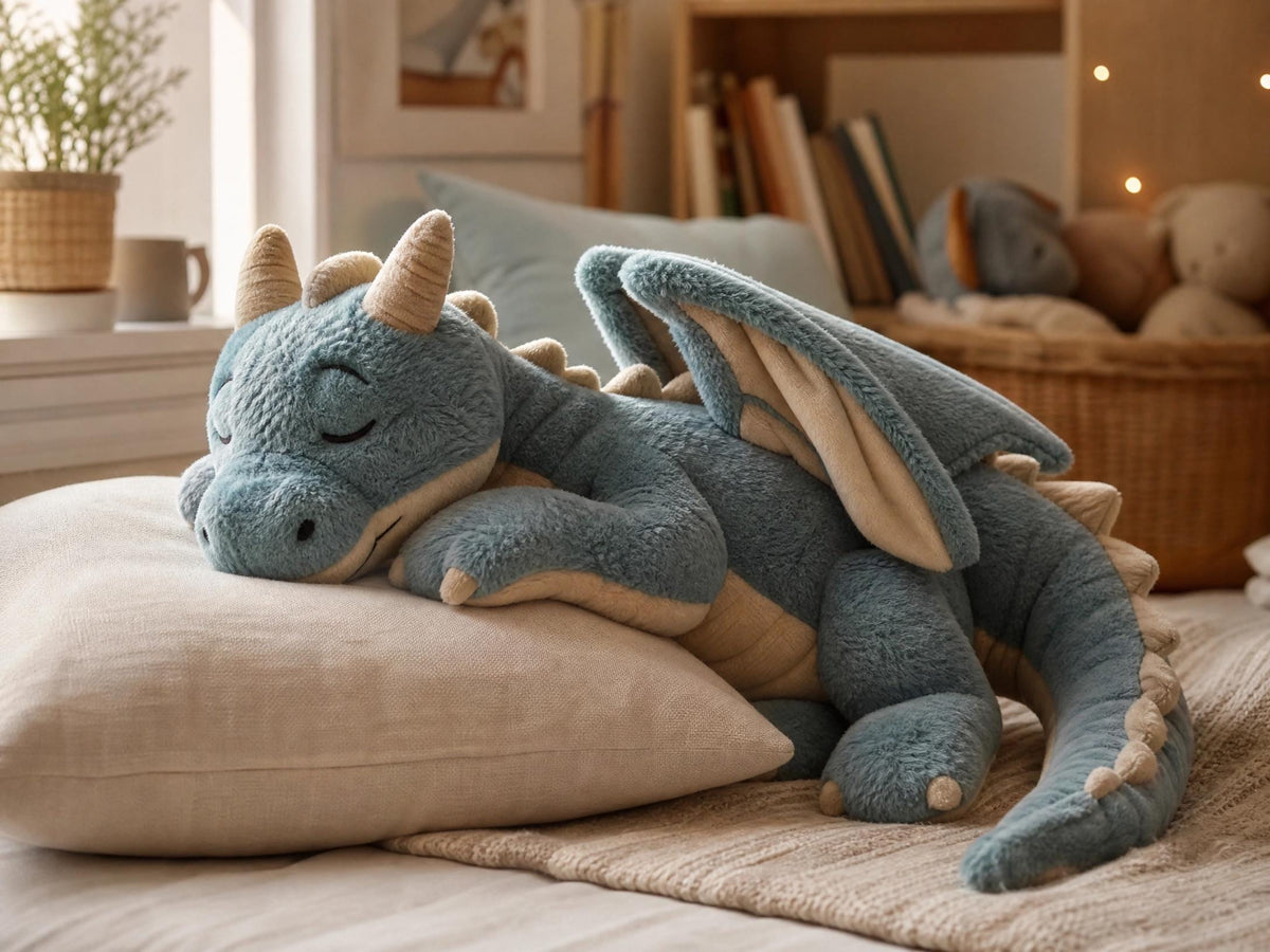 Crochet Dragon Pattern | Beginner Chenille Amigurumi Plushie (PDF Download)