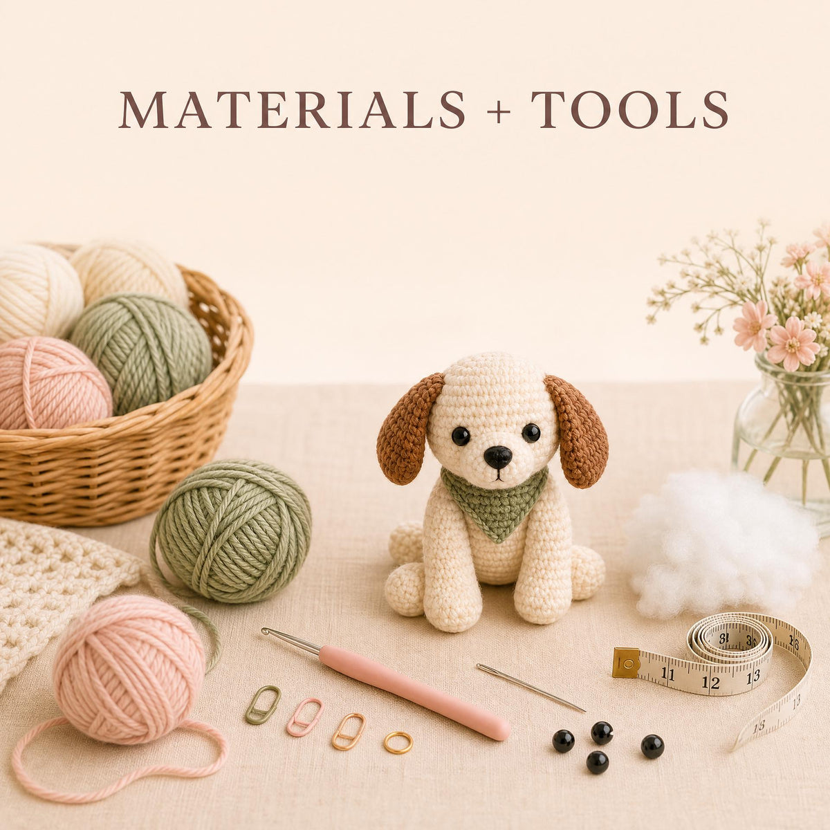 50 Dog Amigurumi Crochet Patterns, Puppy Toys, Keychains, Ornaments (Digital Download)