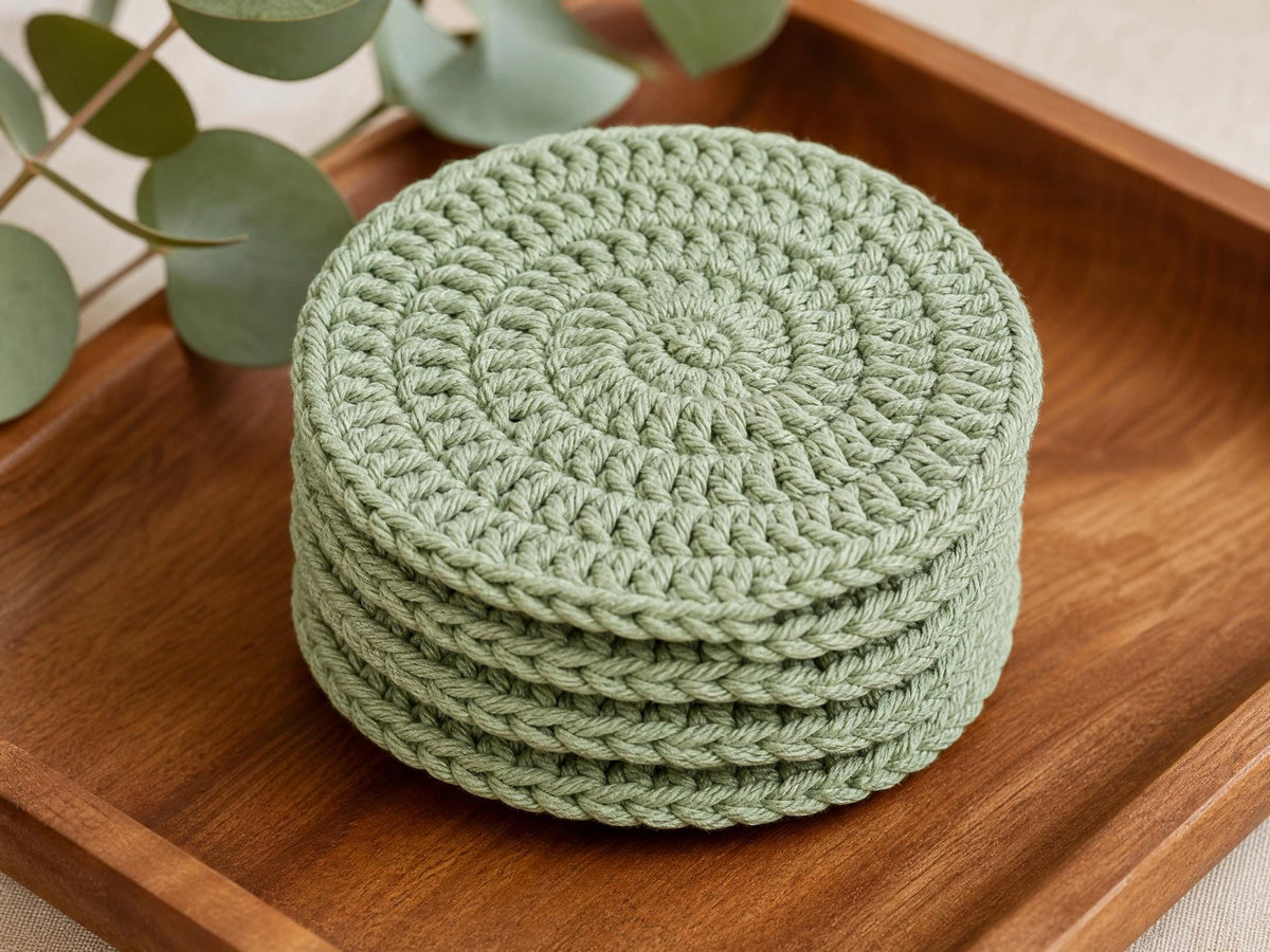 Crochet Spa Set Pattern | Sleep Mask, Face Scrubbies (PDF Download)