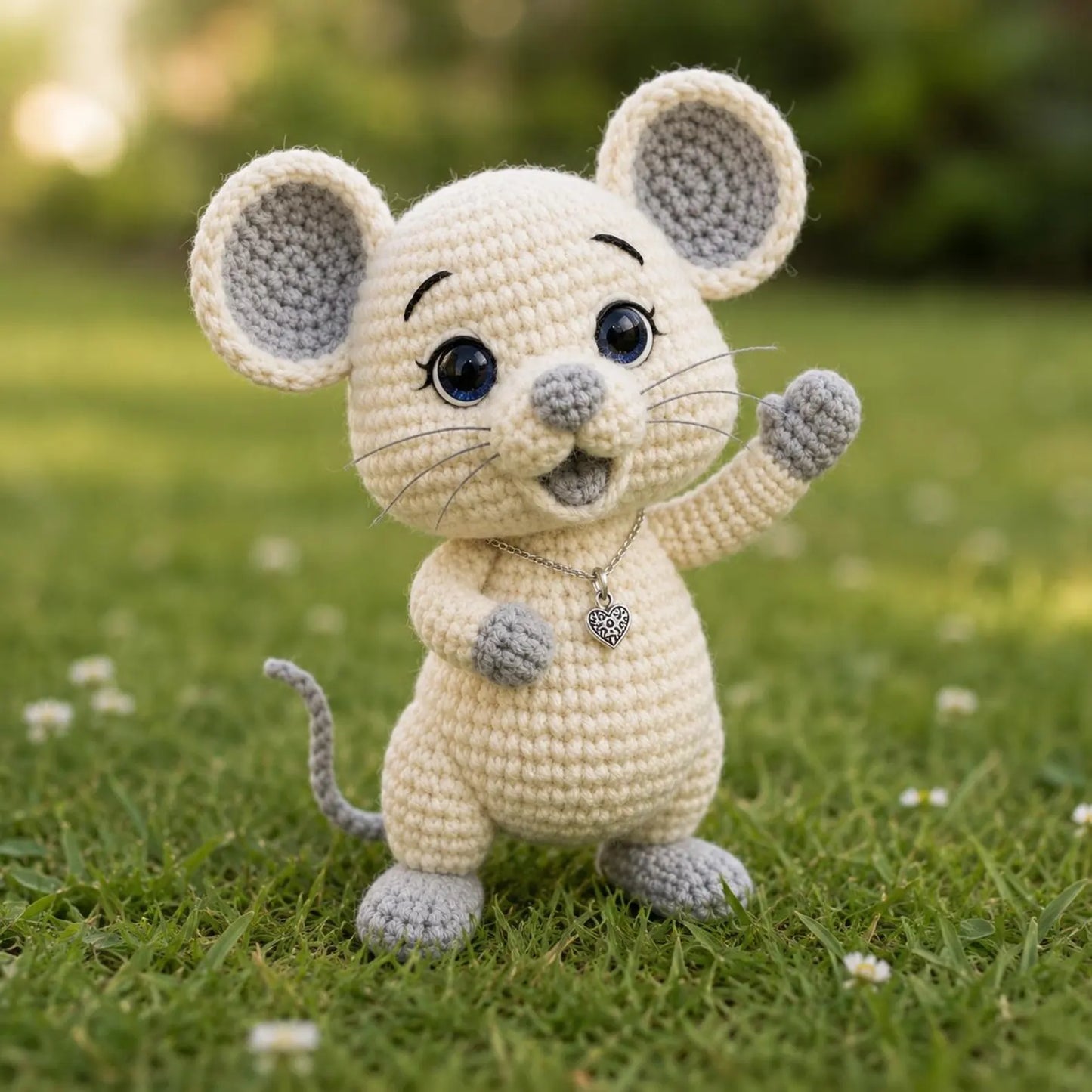 Cute Mouse Crochet Pattern PDF, Amigurumi Mouse Tutorial, Kawaii Mouse Plush, Beginner Friendly Crochet Animal Pattern