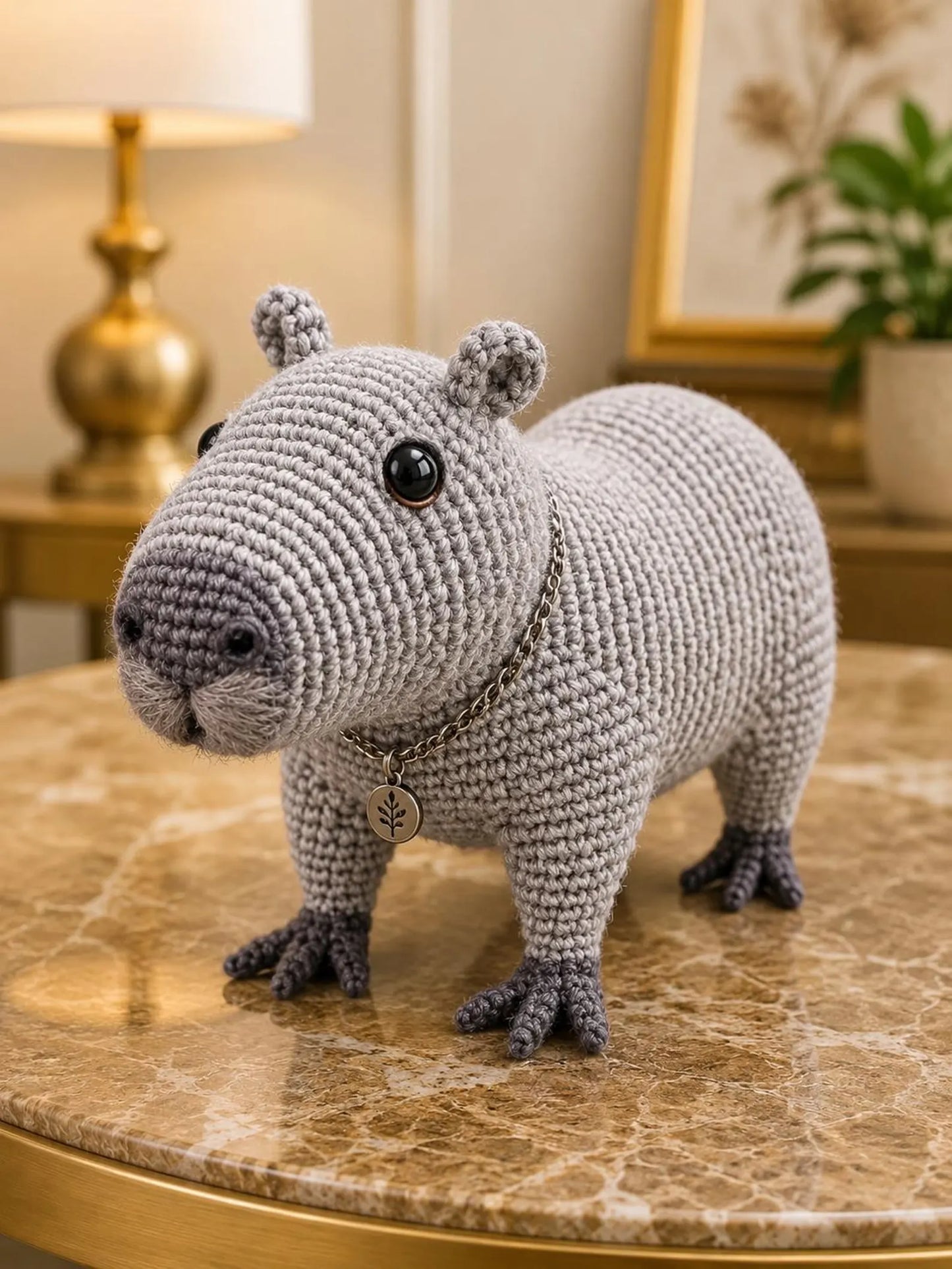 Capybara Crochet Pattern PDF, Amigurumi Capybara Tutorial, Cute Rodent Crochet Animal, Realistic Crochet Toy Pattern