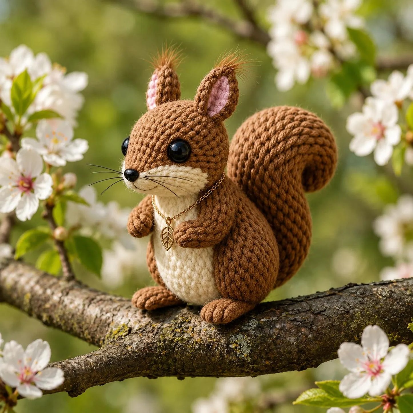 Crochet Squirrel Pattern PDF, Amigurumi Woodland Animal Tutorial, Cute Forest Squirrel Crochet Plush, Beginner Friendly DIY Toy