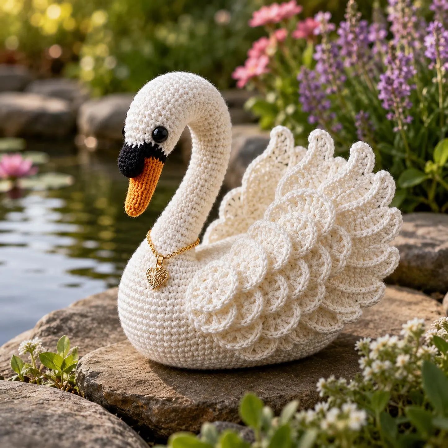 Elegant Crochet Swan Pattern PDF, Amigurumi Swan Tutorial, White Swan Plush Crochet Pattern, Decorative Bird Crochet DIY