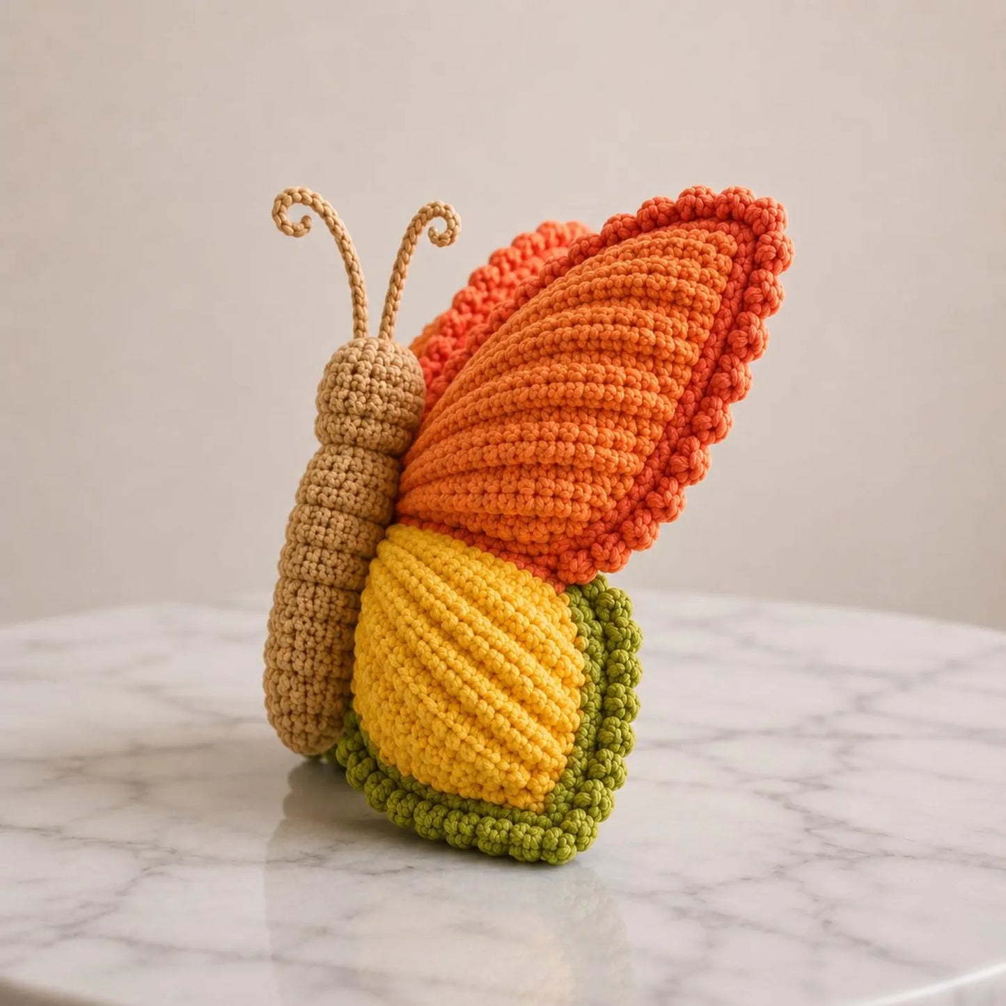 Crochet Butterfly Pillow Pattern PDF, Amigurumi Butterfly Tutorial, Plush Butterfly Crochet Pattern, Digital Download, DIY Nursery Decor
