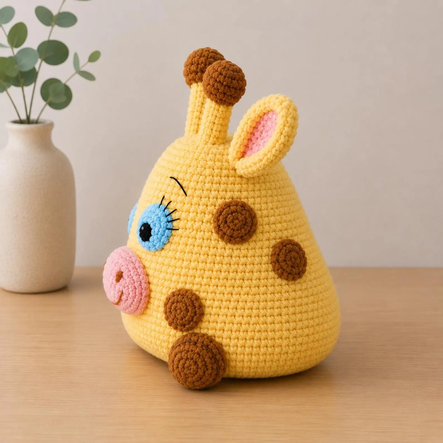 Cute Giraffe Crochet Pattern PDF, Amigurumi Plush Tutorial, Digital Download, Kawaii Animal Toy Pattern, Beginner Friendly