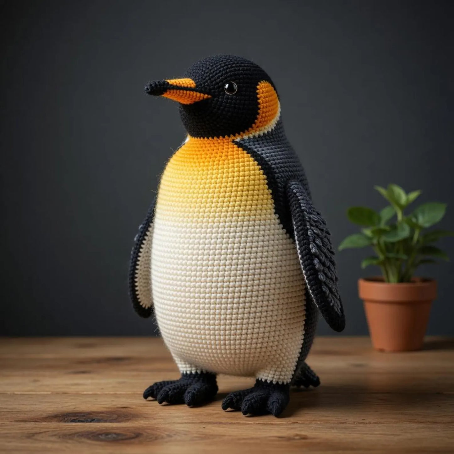 Emperor Penguin Crochet Pattern PDF, Realistic Penguin Amigurumi Tutorial, Crochet Bird Plush Pattern, Penguin Toy PDF