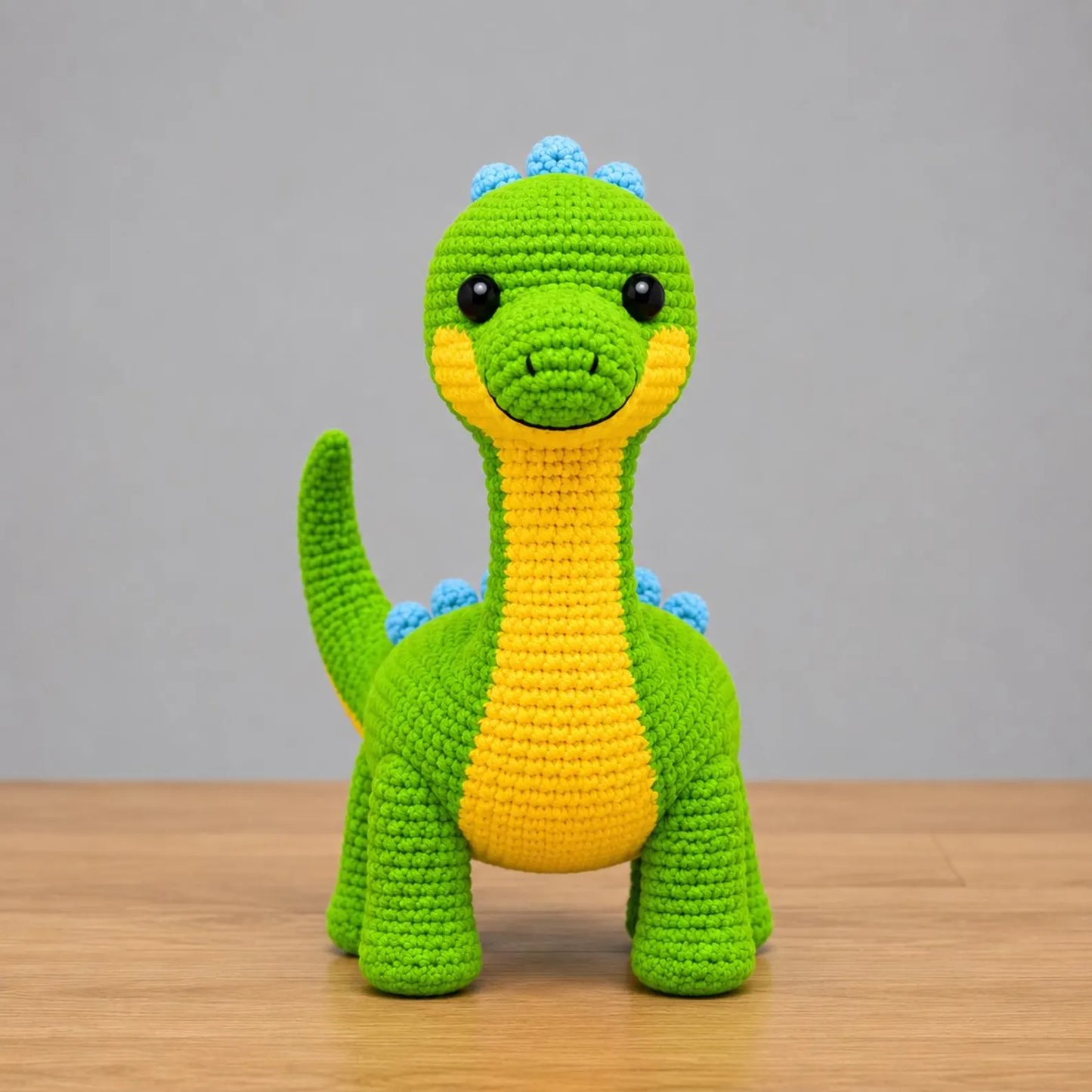 Cute Dinosaur Crochet Pattern PDF, Amigurumi Dino Tutorial, Long Neck Dinosaur Plush Pattern, Crochet Dinosaur Toy DIY