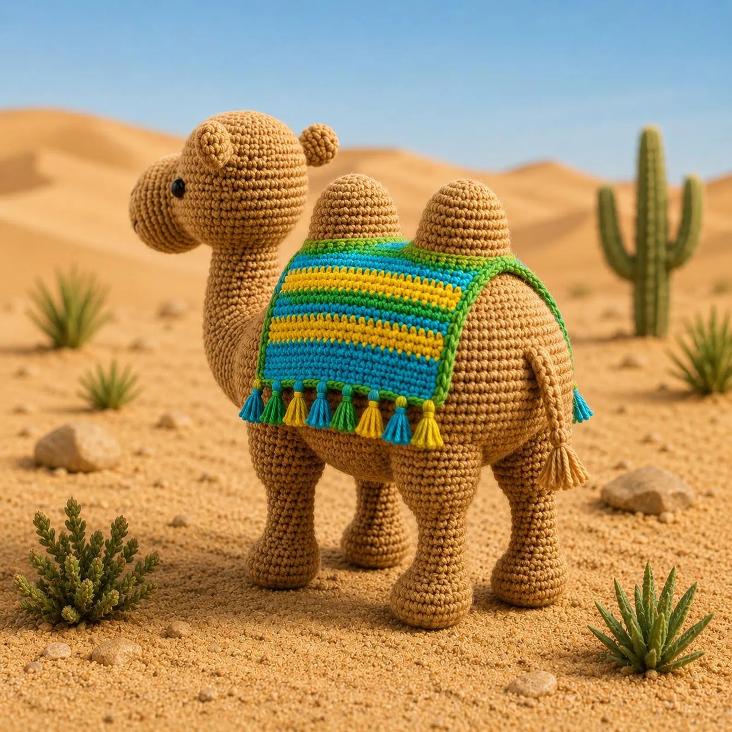 Cute Crochet Camel Pattern PDF, Amigurumi Camel Tutorial, Desert Camel Plush Crochet Pattern, Kawaii Camel Toy, DIY Crochet Animal Pattern