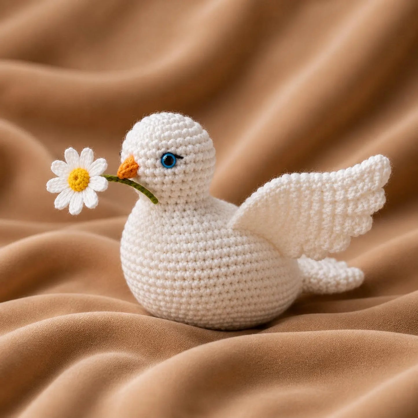 White Dove Crochet Pattern PDF, Peace Dove Amigurumi Tutorial, Bird Crochet Pattern, Beginner Friendly Plush Bird, Crochet Parrot Bird Pdf
