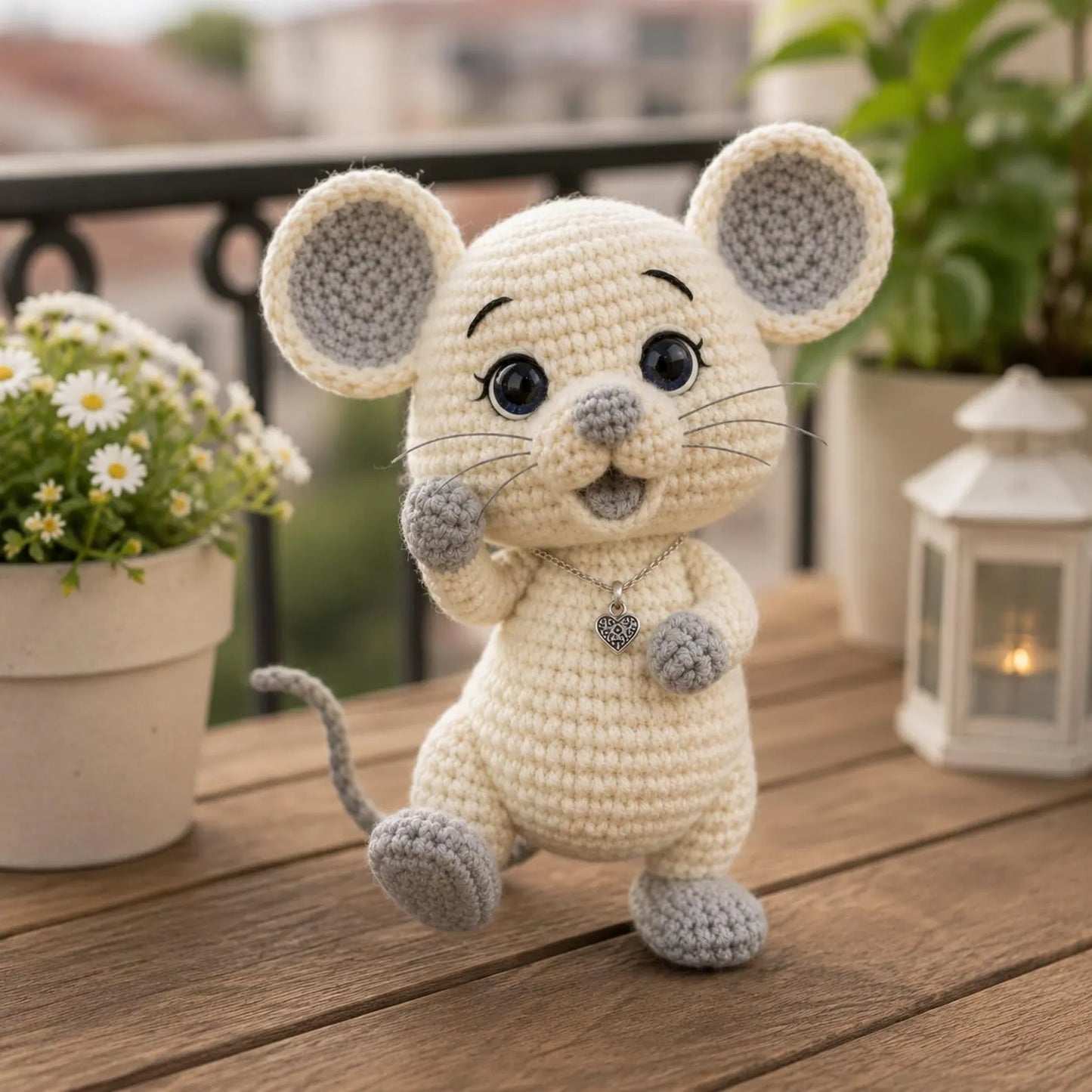 Cute Mouse Crochet Pattern PDF, Amigurumi Mouse Tutorial, Kawaii Mouse Plush, Beginner Friendly Crochet Animal Pattern