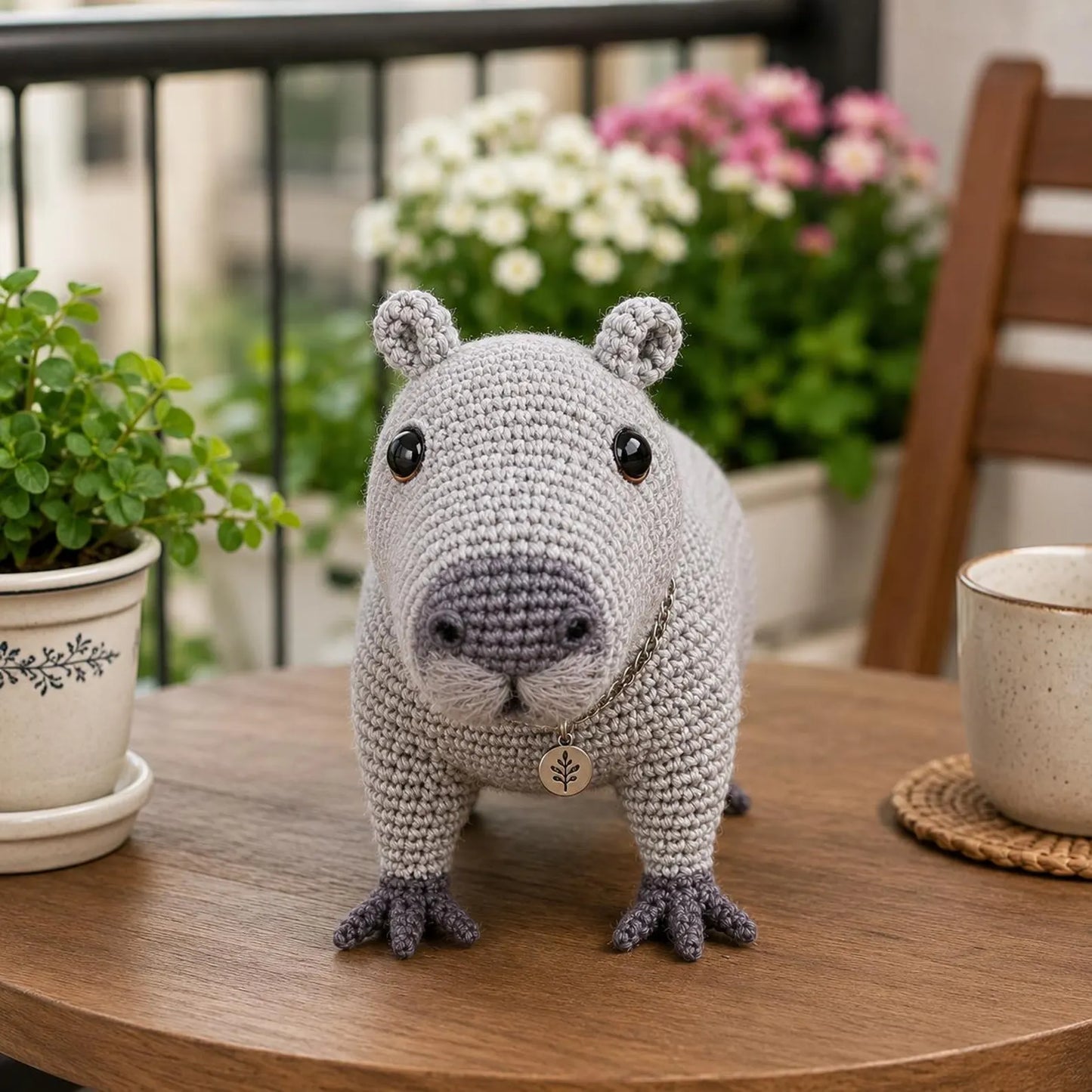 Capybara Crochet Pattern PDF, Amigurumi Capybara Tutorial, Cute Rodent Crochet Animal, Realistic Crochet Toy Pattern