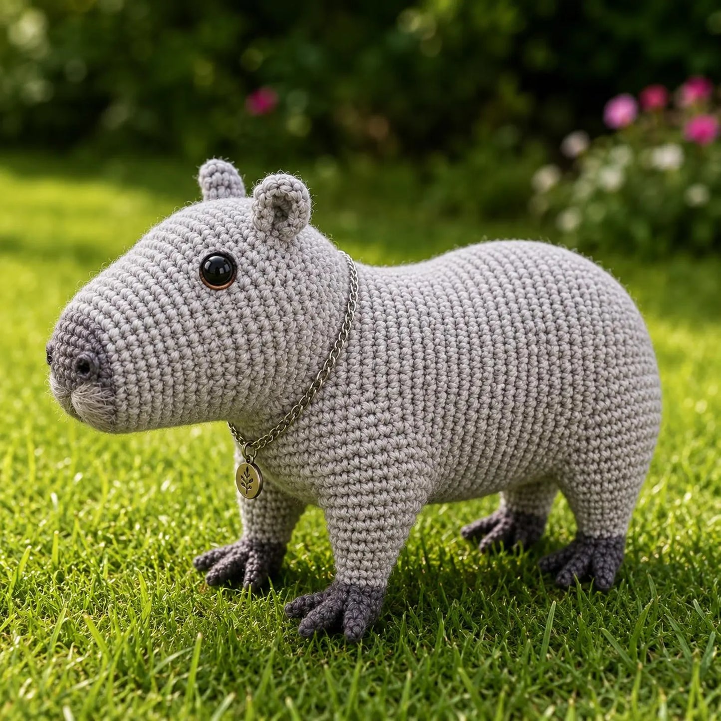 Capybara Crochet Pattern PDF, Amigurumi Capybara Tutorial, Cute Rodent Crochet Animal, Realistic Crochet Toy Pattern