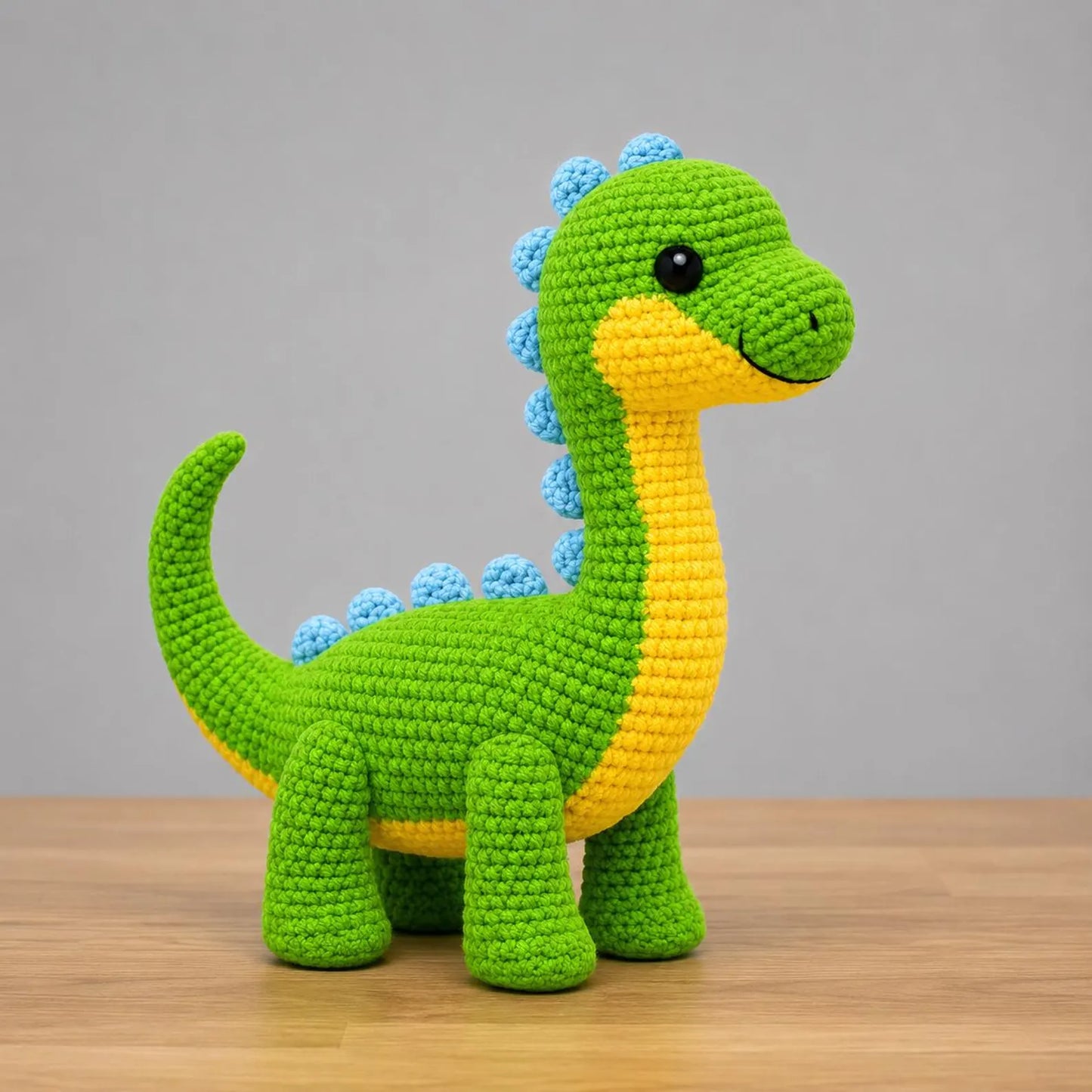 Cute Dinosaur Crochet Pattern PDF, Amigurumi Dino Tutorial, Long Neck Dinosaur Plush Pattern, Crochet Dinosaur Toy DIY