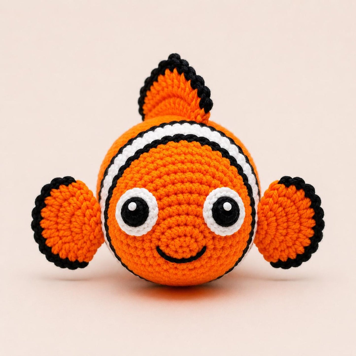 Clownfish Crochet Pattern PDF, Amigurumi Fish Plush Tutorial, Ocean Animal Toy, Cute Marine Decor, DIY Crochet Gift Download