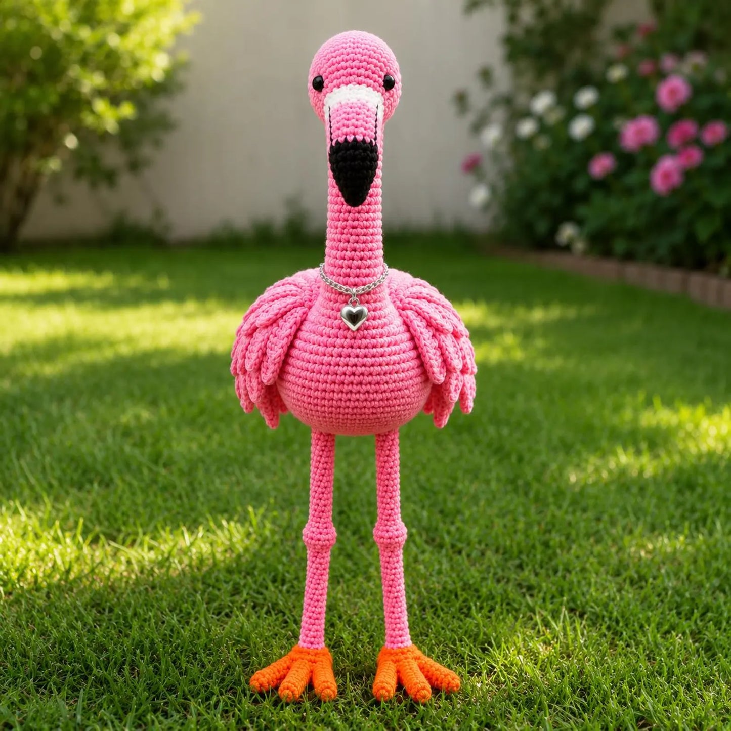 Flamingo Crochet Pattern PDF, Amigurumi Flamingo Tutorial, Pink Bird Plush Pattern, Crochet Flamingo Toy, Tropical Nursery Decor
