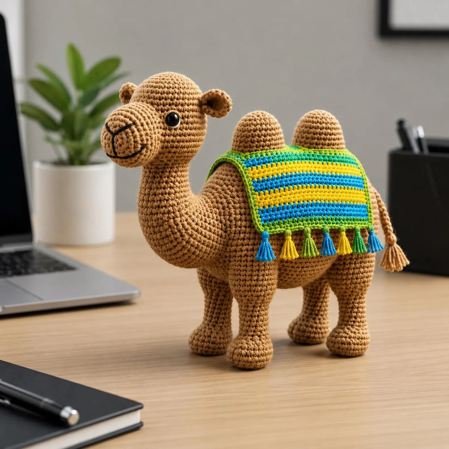 Cute Crochet Camel Pattern PDF, Amigurumi Camel Tutorial, Desert Camel Plush Crochet Pattern, Kawaii Camel Toy, DIY Crochet Animal Pattern