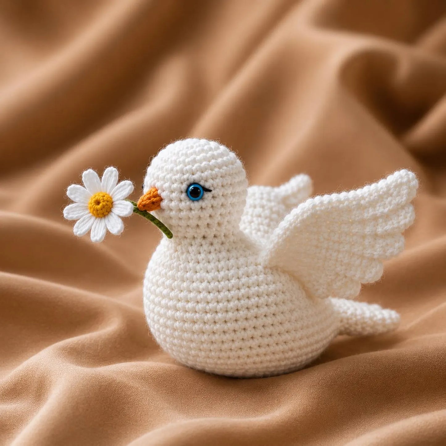 White Dove Crochet Pattern PDF, Peace Dove Amigurumi Tutorial, Bird Crochet Pattern, Beginner Friendly Plush Bird, Crochet Parrot Bird Pdf
