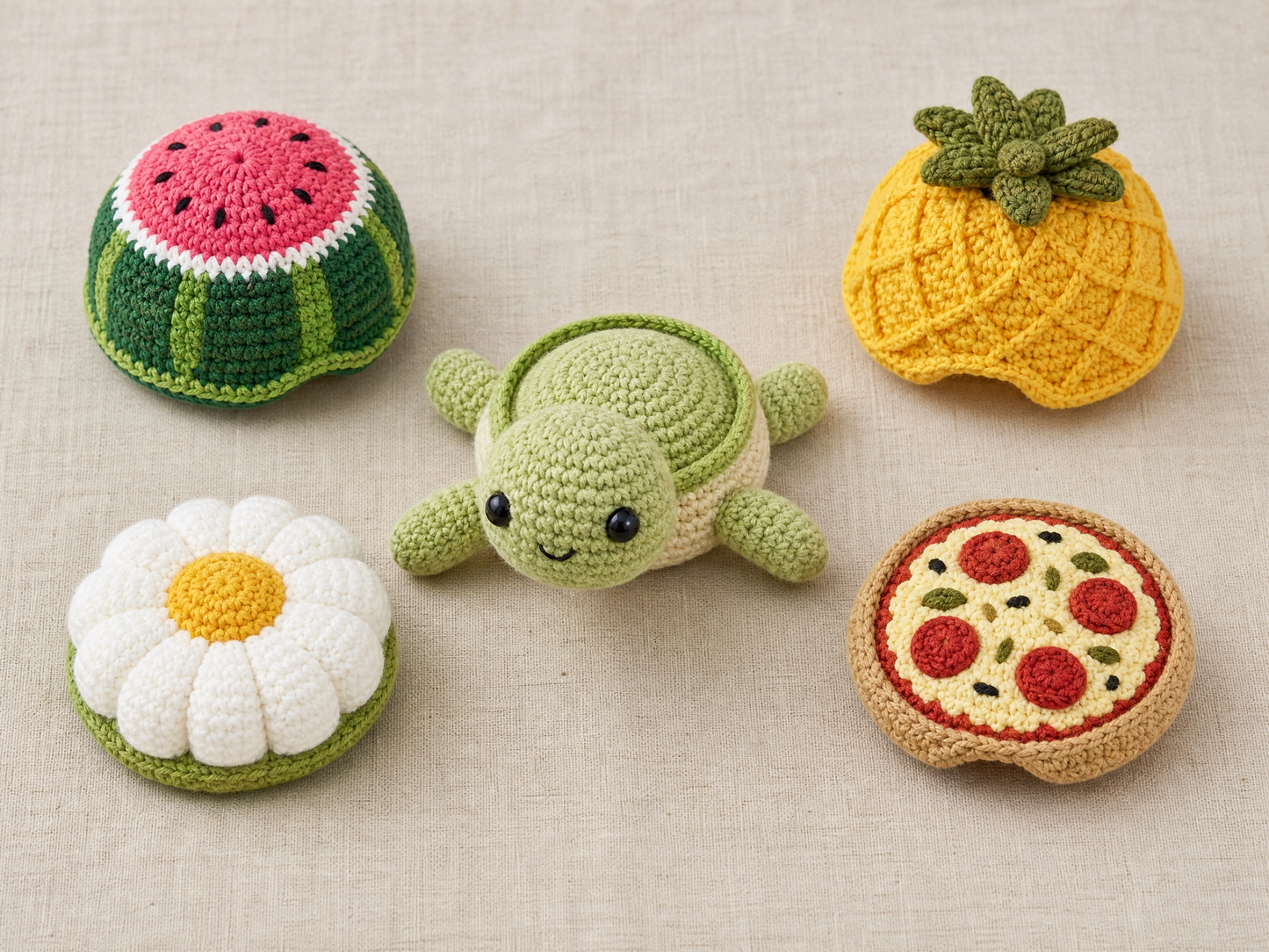 15-in-1 Land Turtle Dress Up Crochet Pattern | Amigurumi Turtle with Interchangeable Shells | No-Sew & Intermediate Friendly